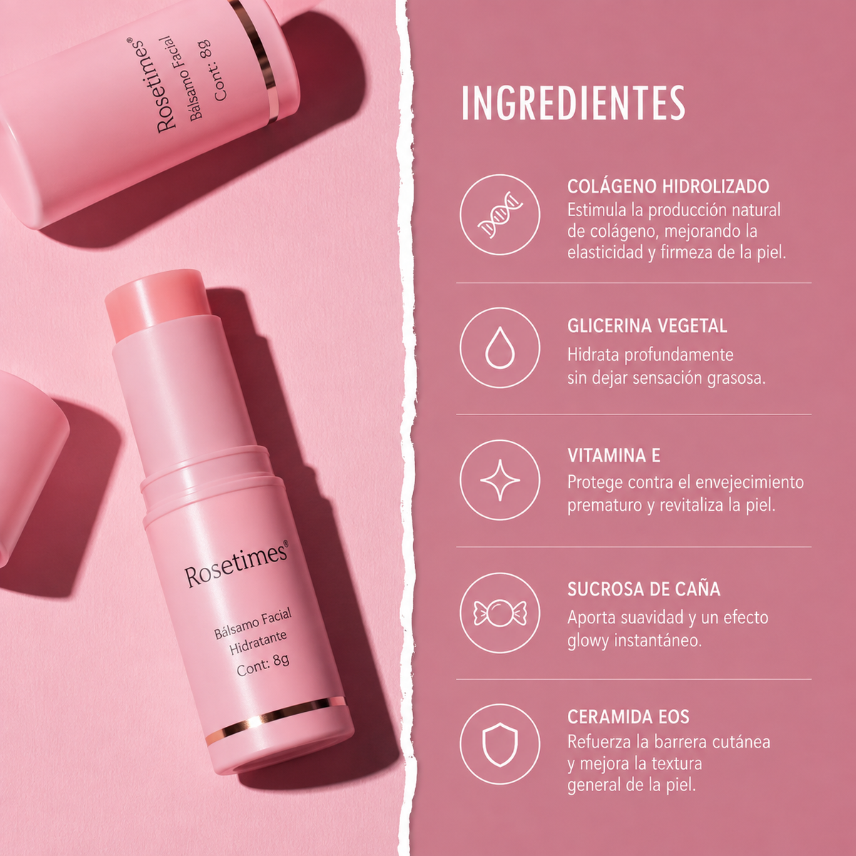 Bálsamo Facial Hidratante Antiarrugas