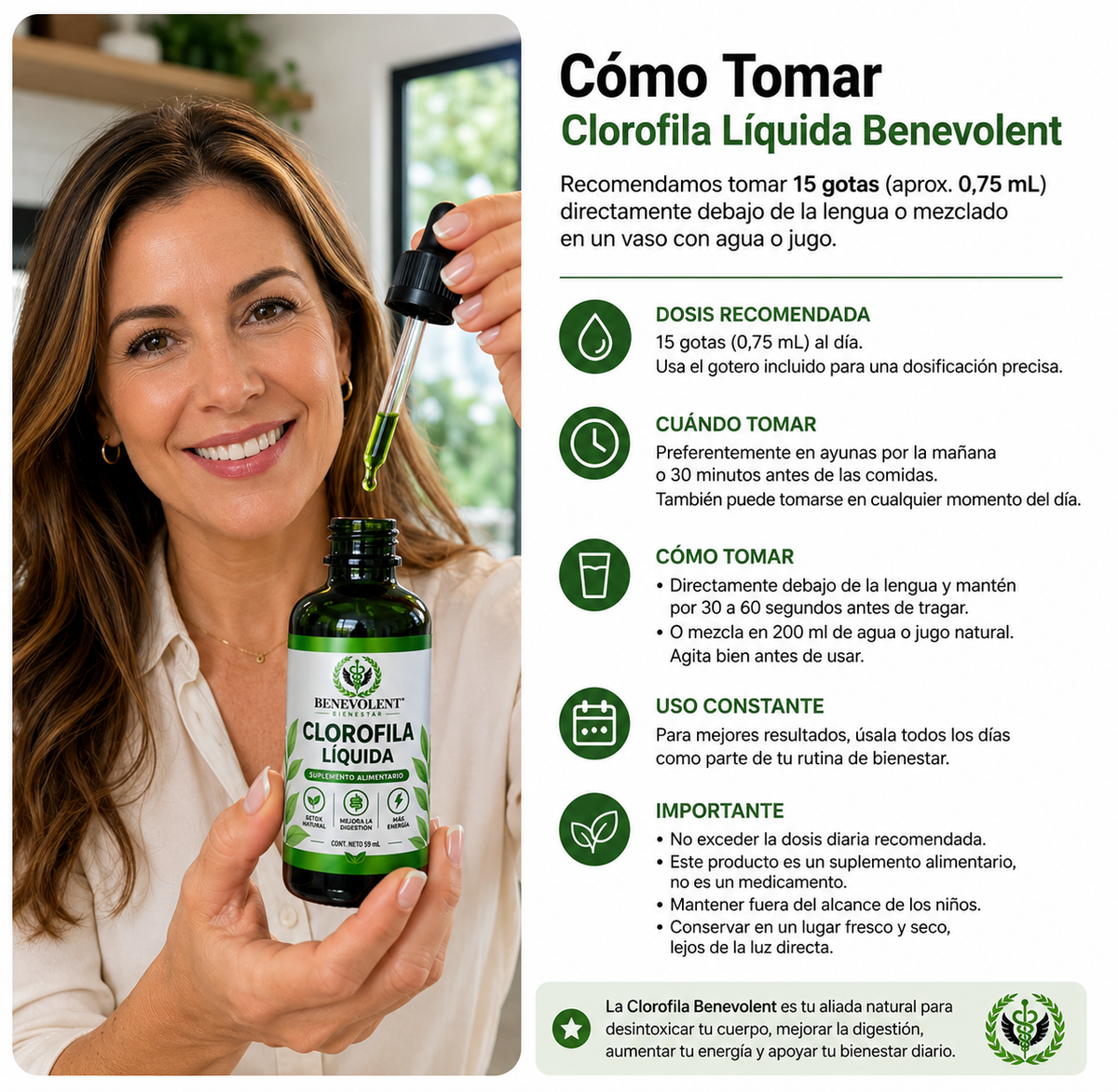 CLOROFILA BENEVOLENT X 60 ML
