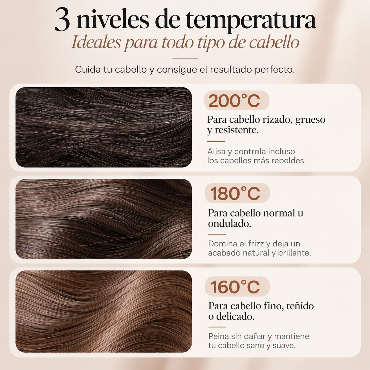 Peine Anti-Frizz Portátil Recargable