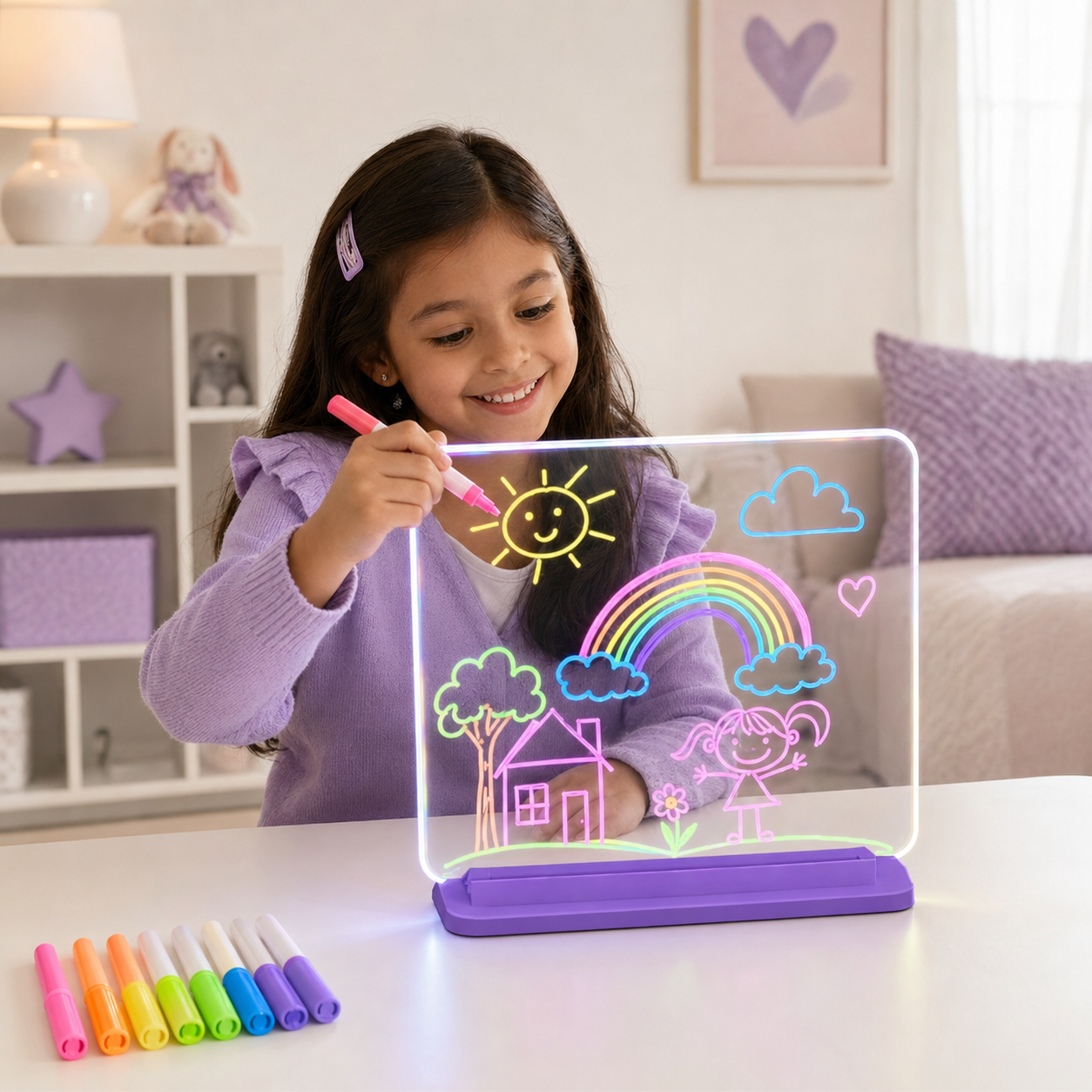 Pizarra LED Mágica para Dibujar
