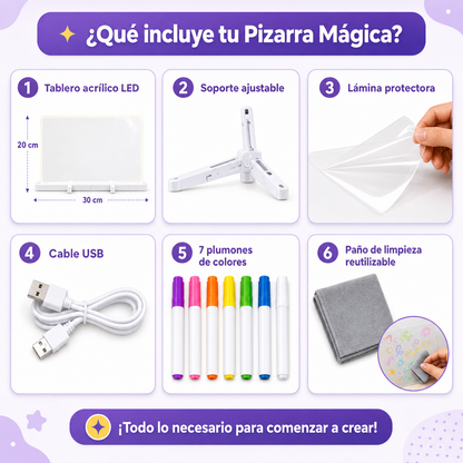 Pizarra LED Mágica para Dibujar